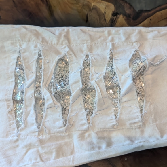 White linen Drawstring Pant - Picture 2 of 12